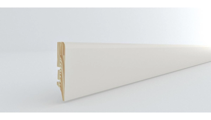 Listwa drewniana biała